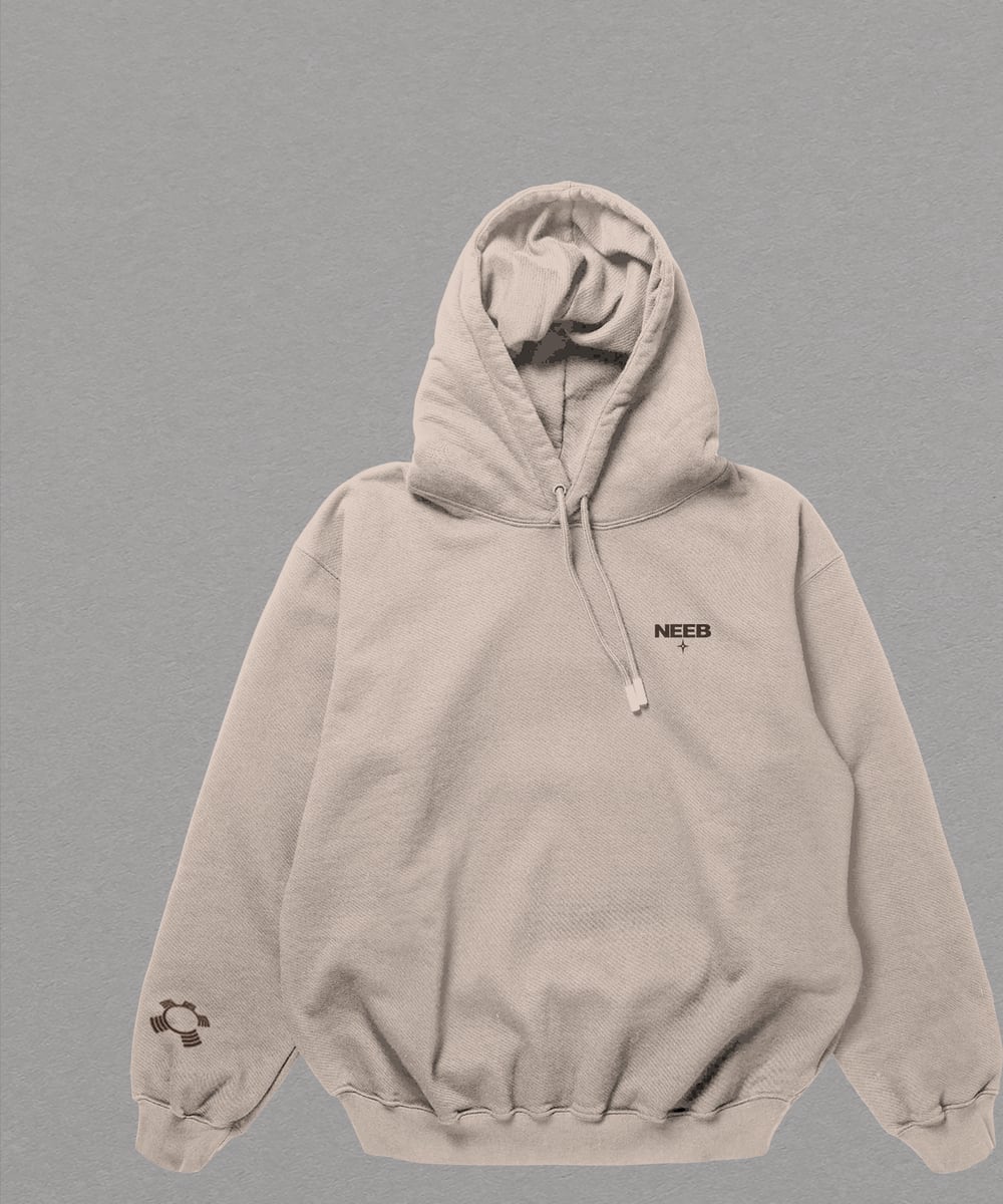 Hoodie Básica bege — frente