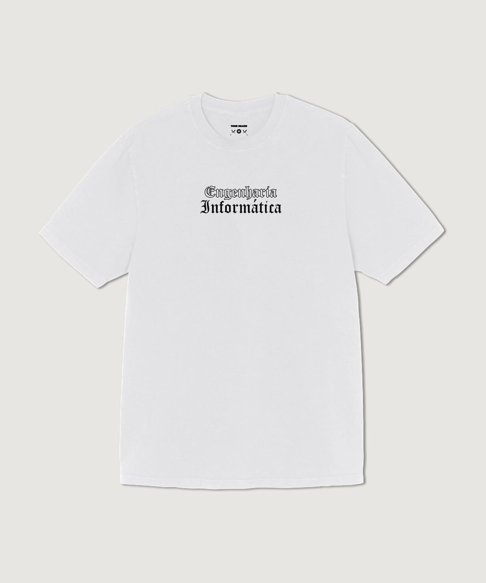 T-shirt Engenharia Informática — frente