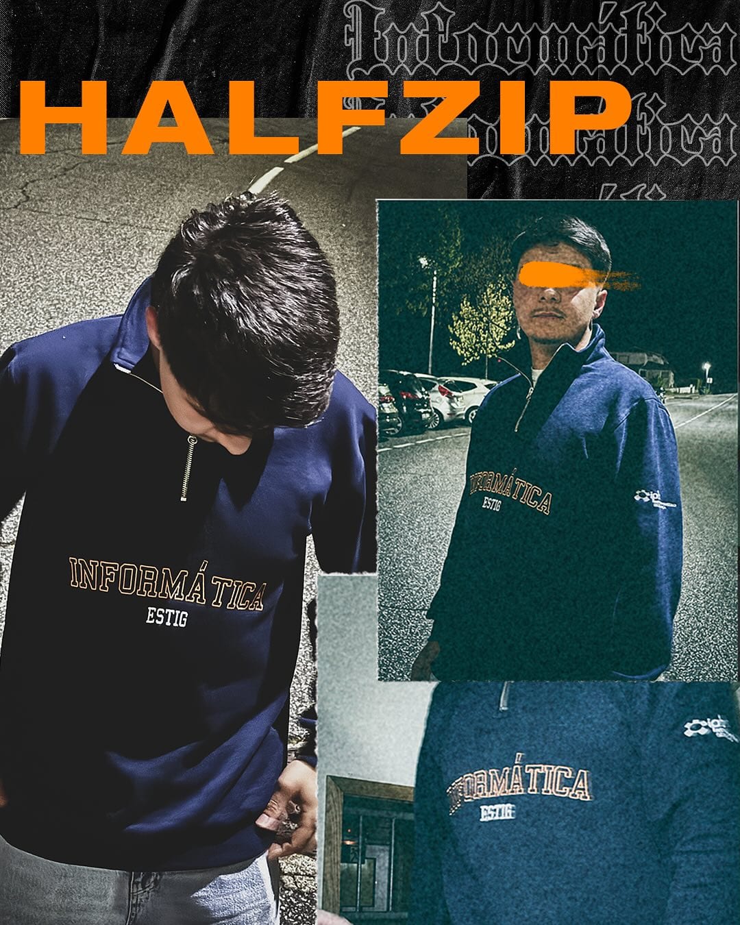 Merch carousel: half-zip